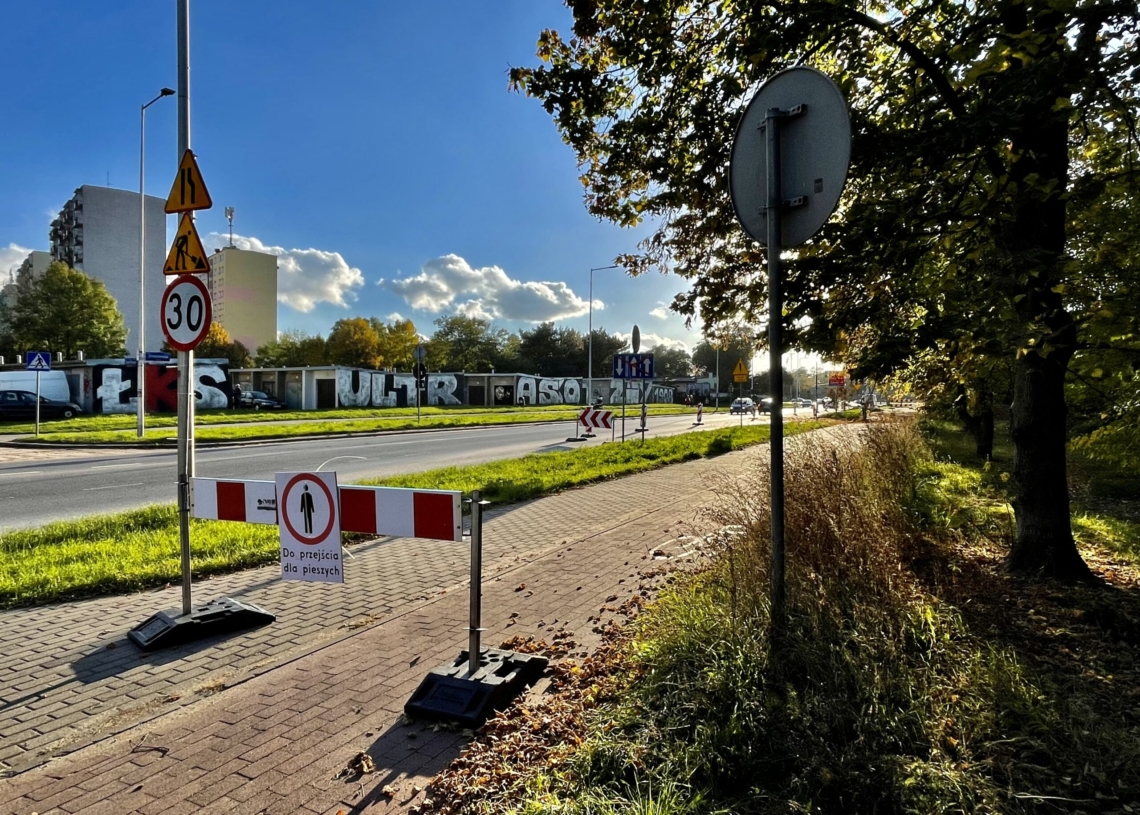 Od poniedziałku spore utrudnienia w pobliżu Manufaktury