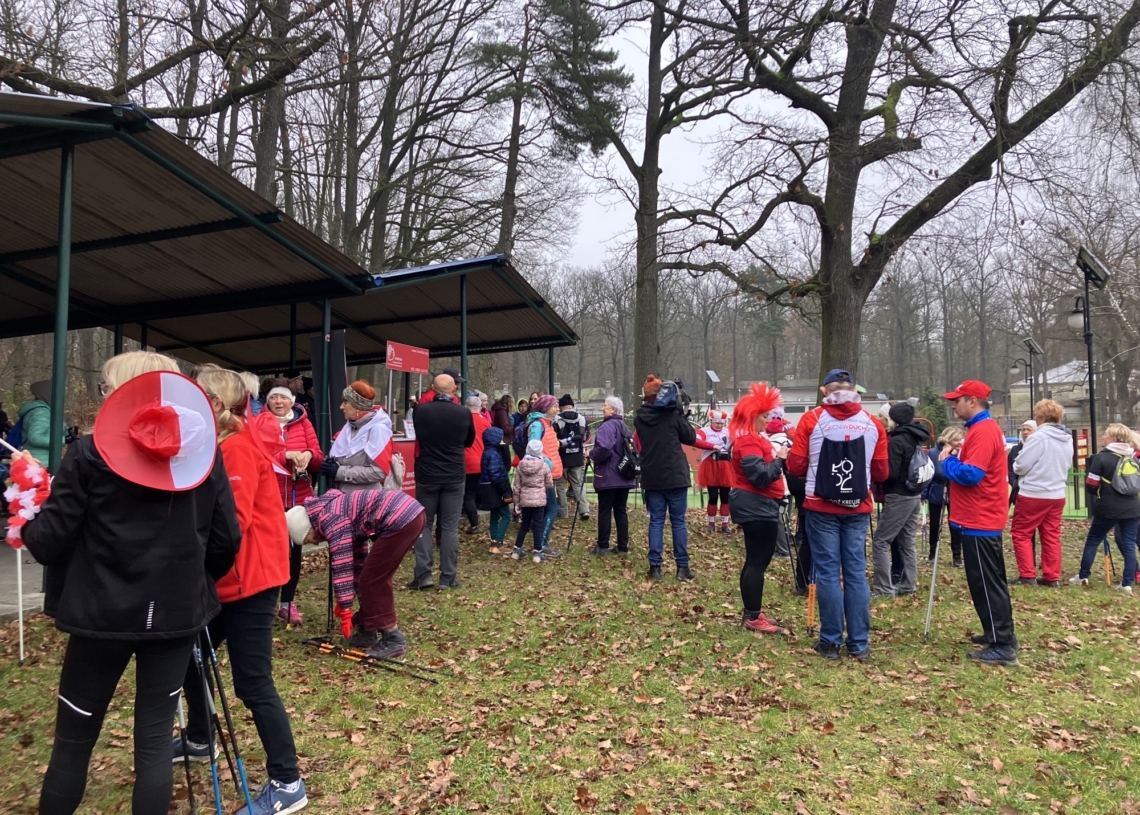 Niepodległościowy Marsz Nordic Walking w Łodzi