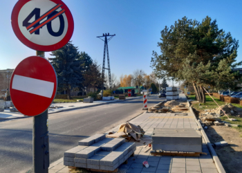Koniec utrudnień na Rondzie inwalidów, na Paradnej wykonano 3/4 prac