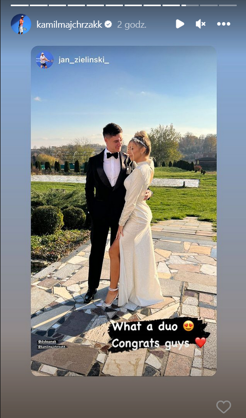 Ślub Kamila Majchrzaka