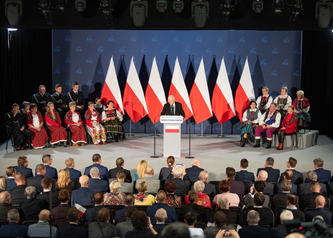 Jarosław Kaczyński w Tomaszowie Mazowieckim