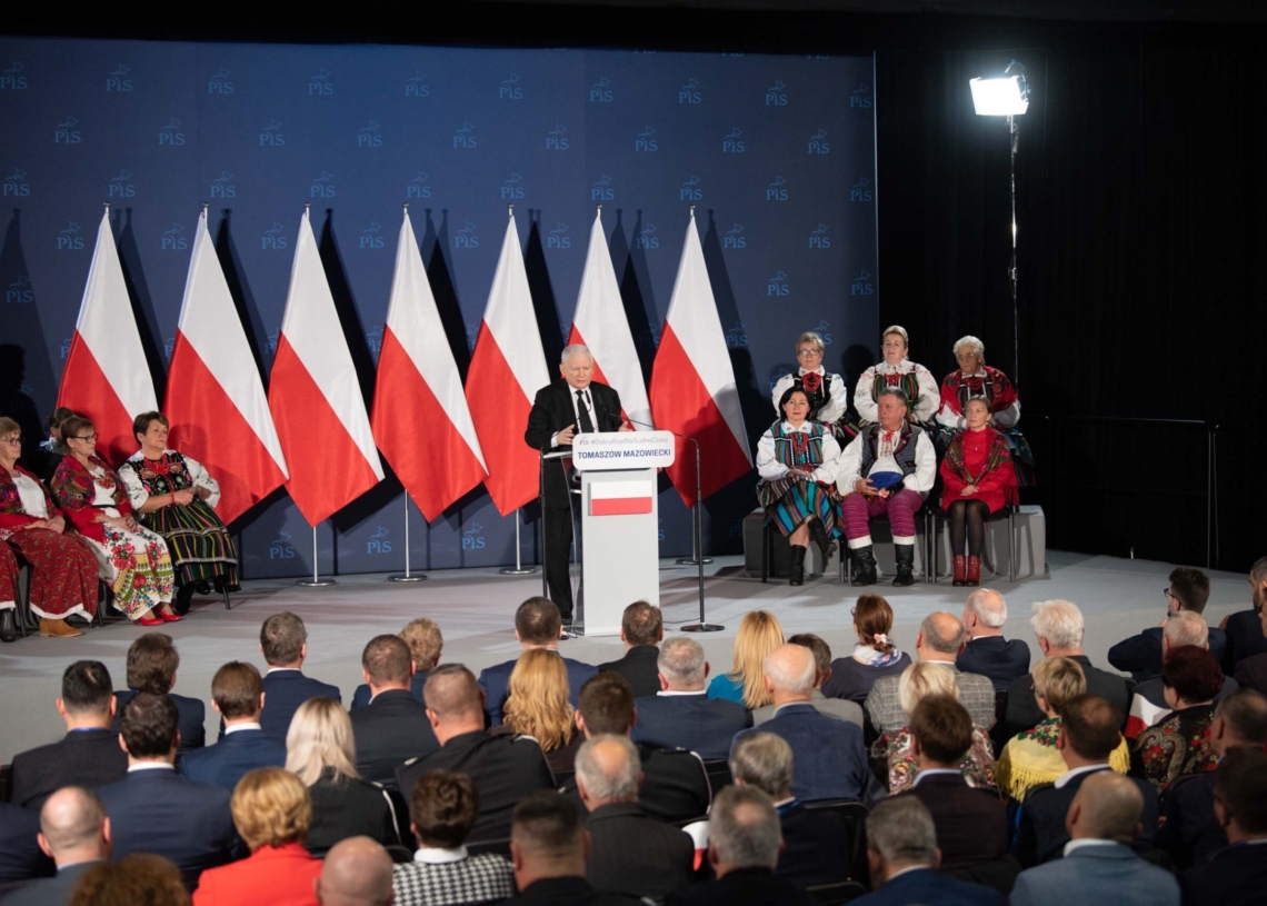 Jarosław Kaczyński w Tomaszowie Mazowieckim