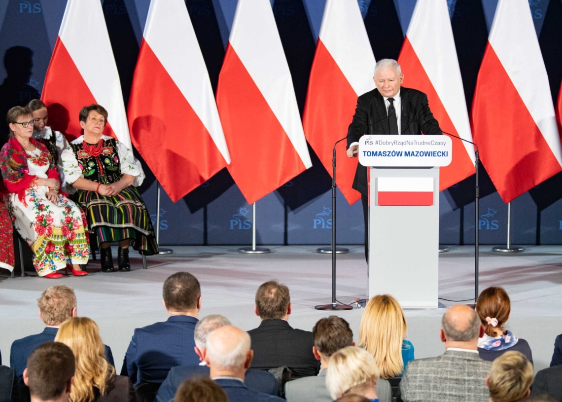 Jarosław Kaczyński w Tomaszowie Mazowieckim
