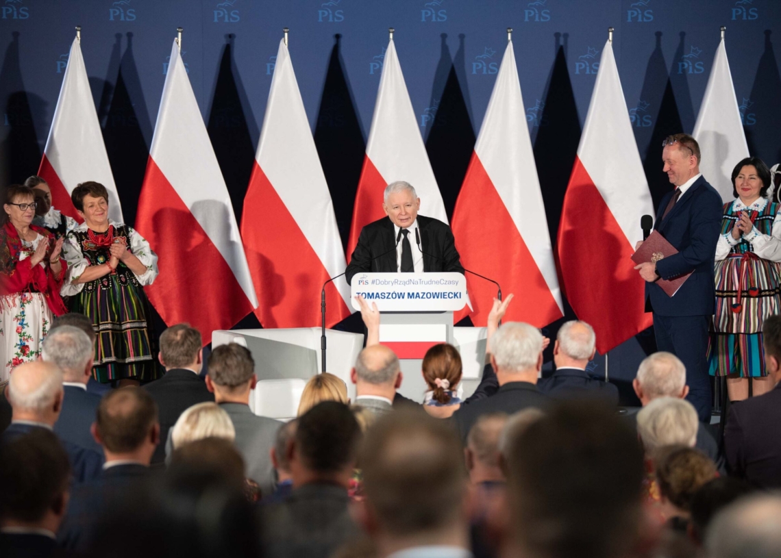 Jarosław Kaczyński w Tomaszowie Mazowieckim