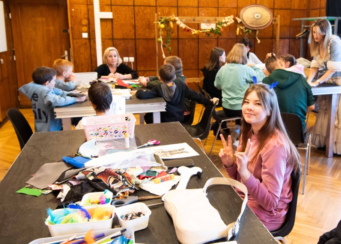 Warsztaty w Teatrze Wielkim dla podopiecznych Fundacji Happy Kids, pochodzących z Ukrainy