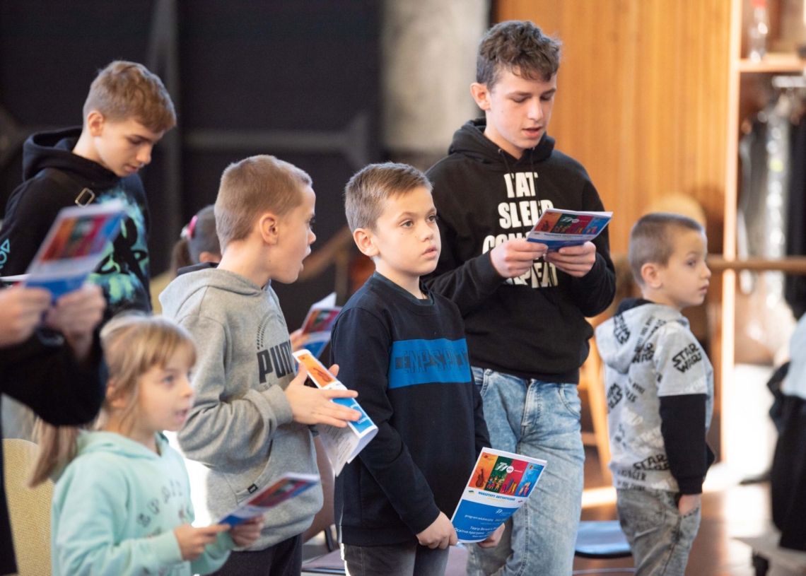 Warsztaty w Teatrze Wielkim dla podopiecznych Fundacji Happy Kids, pochodzących z Ukrainy