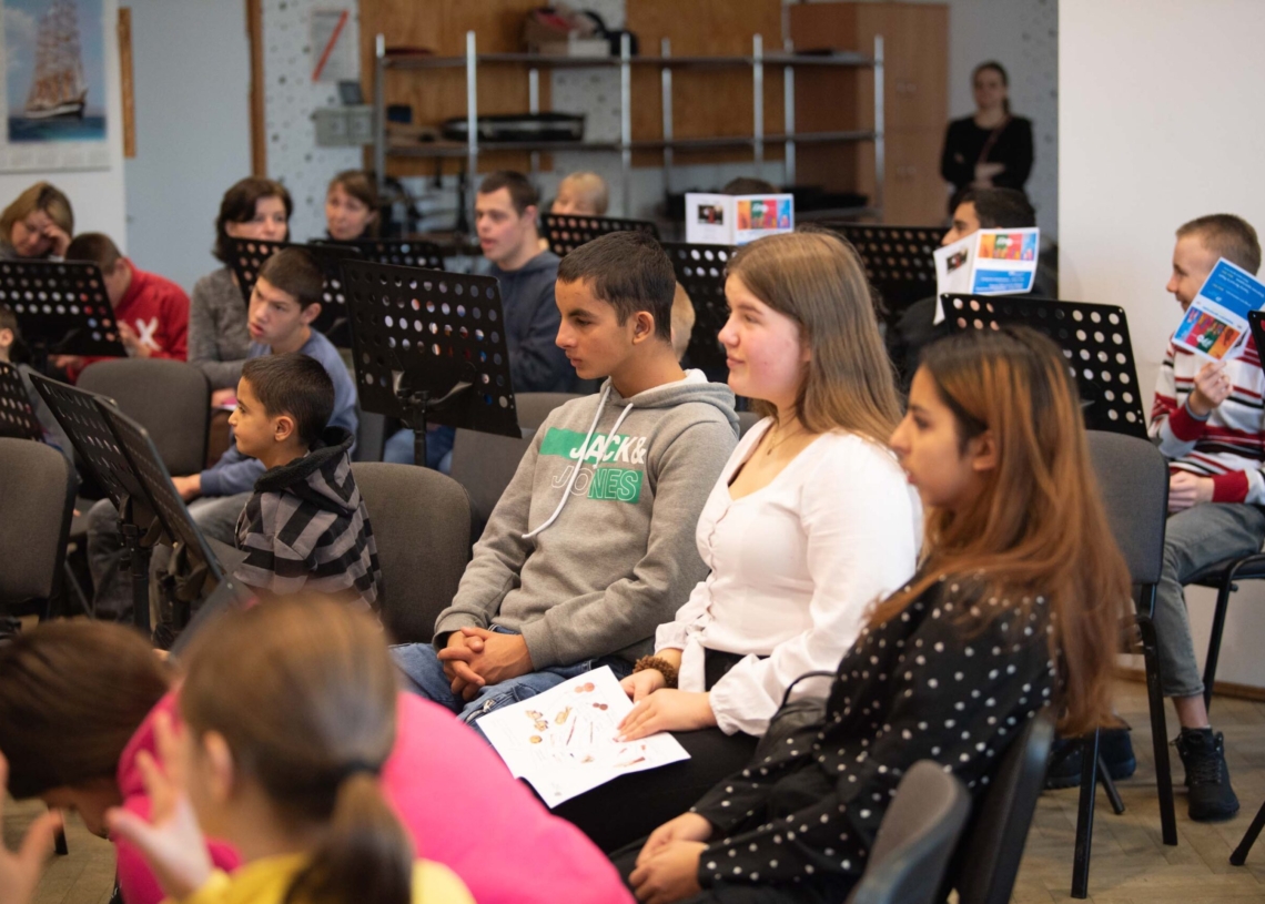 Warsztaty w Teatrze Wielkim dla podopiecznych Fundacji Happy Kids, pochodzących z Ukrainy