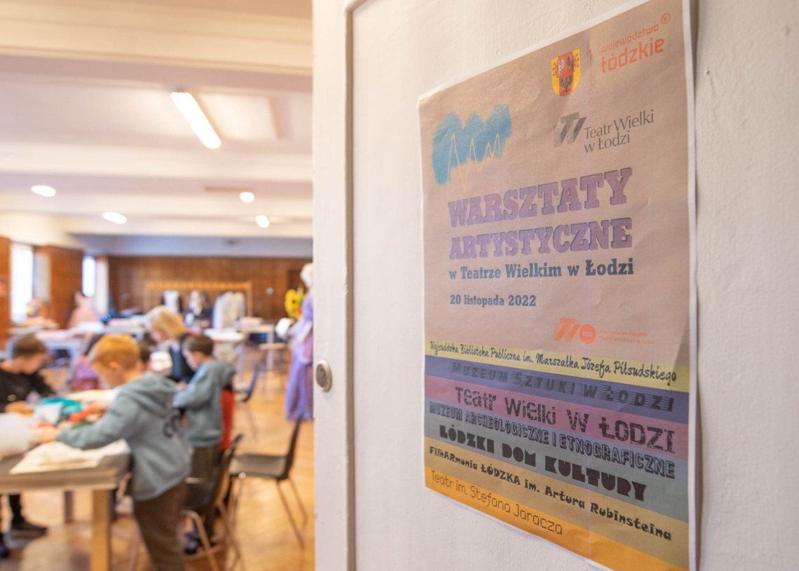 Warsztaty w Teatrze Wielkim dla podopiecznych Fundacji Happy Kids, pochodzących z Ukrainy
