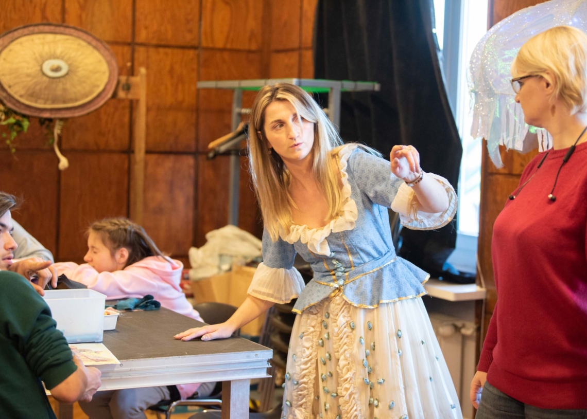 Warsztaty w Teatrze Wielkim dla podopiecznych Fundacji Happy Kids, pochodzących z Ukrainy