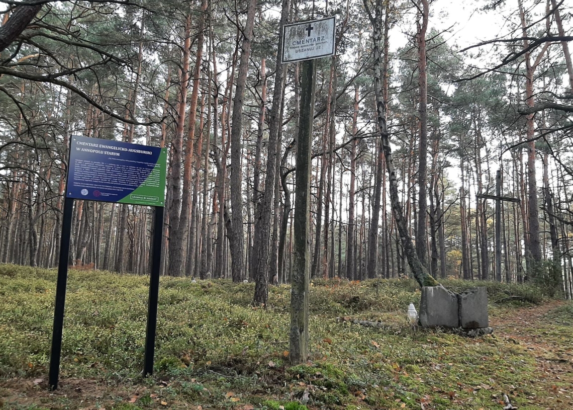Cmentarze ewangelickie w okolicach Zduńskiej Woli zostały oznaczone