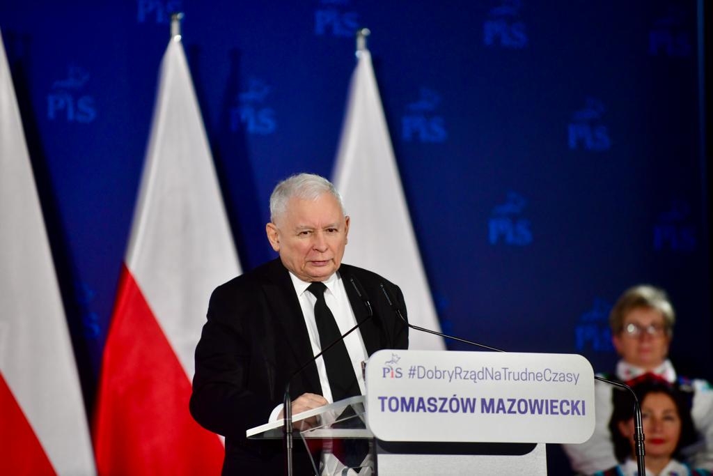 Jarosław Kaczyński w Tomaszowie Mazowieckim