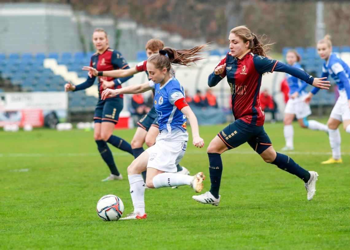 TME SMS Łódź z kolejnym zwycięstwem. Dominika Kopińska z golem za 3 punkty 1 TME SMS Łódź - Pogoń Szczecin 1:0
