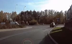 Wypadek rowerzysty w Łodzi