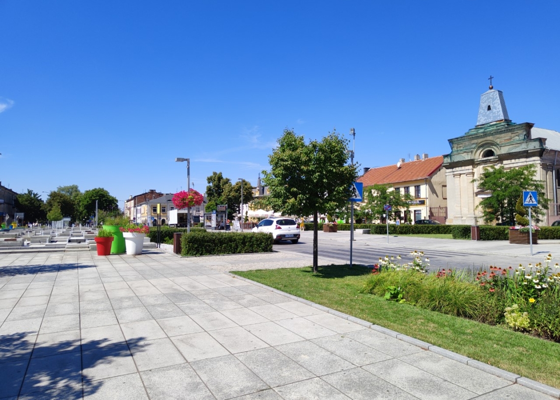Znaczniki totupoint w Tomaszowie Mazowieckim. Miasto stawia na dostępność 1 Znaczniki toutpoint w Tomaszowie Mazowieckim
