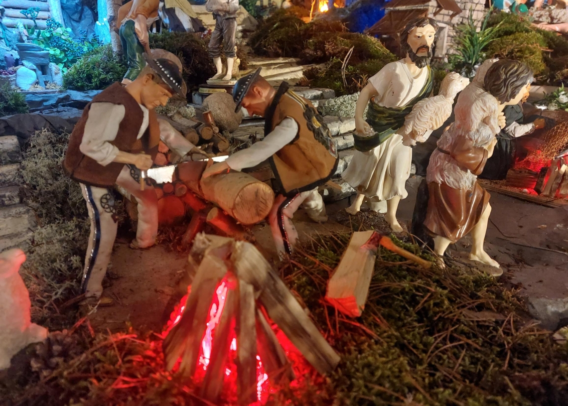 Szopka bożonarodzeniowa w Warcie