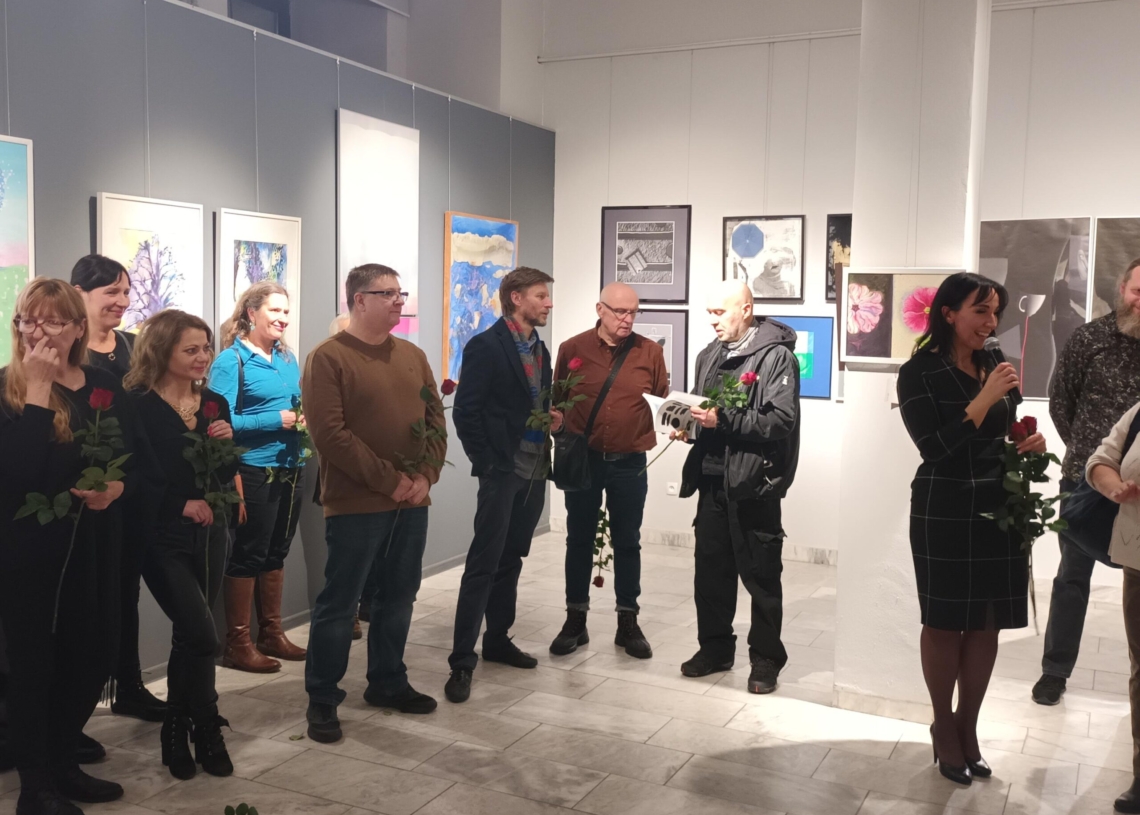 Zimowy salon sprzedaży sztuki w Skierniewicach
