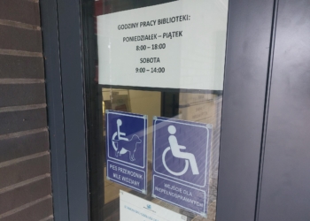 Sieradzka biblioteka bardziej przyjazna osobom z niepełnosprawnościami