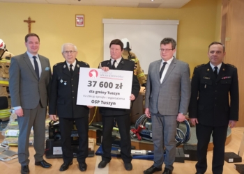 Sprzęt dla straży pożarnej w gminie Tuszyn