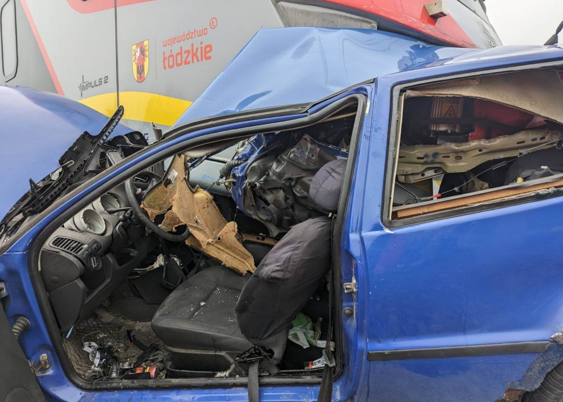 Śmiertelny wypadek na przejeździe kolejowym w Ozorkowie
