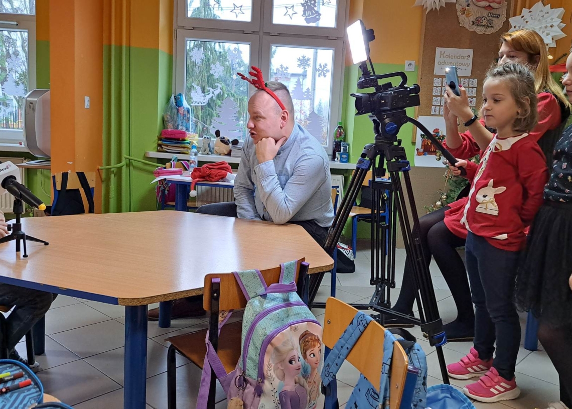 Dziennikarskie Mikołajki w Punkcie Przedszkolnym nr 3 w Kutnie