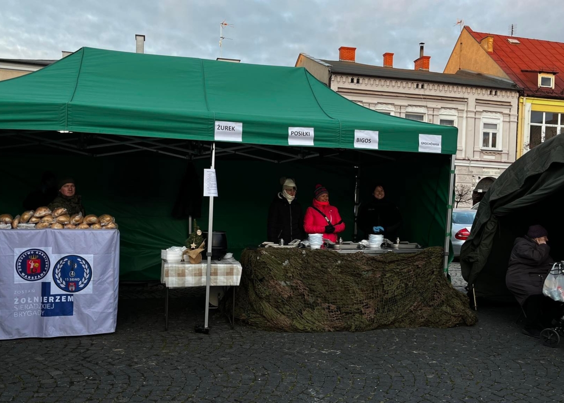 Pierwsza świąteczna jadłodajnia stanęła w Sieradzu