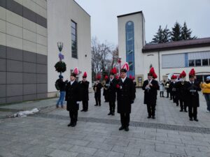 Górnicza pobudka, czyli początek obchodów Barbórki w Bełchatowie