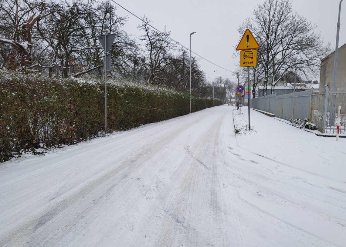 Trudne warunki na drodach