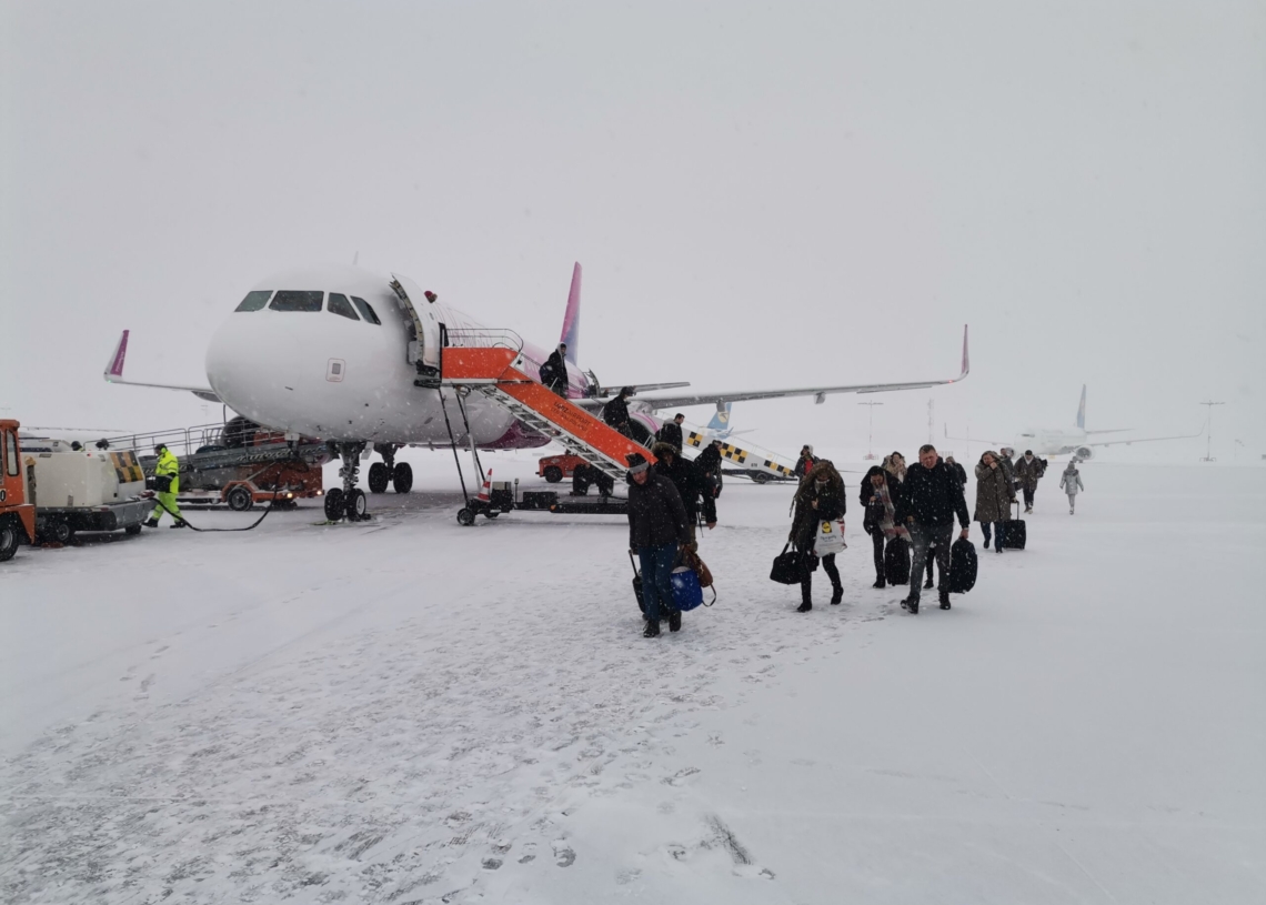 Lotnisko Łódź - pierwszy samolot WizzAir