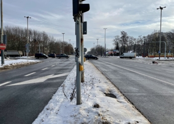 Zatrzymanie ruchu tramwajowego na Aleksandrowskiej
