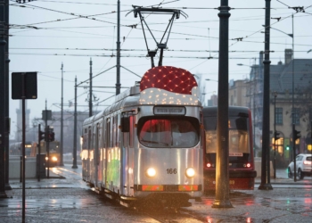 Mikolajkowy tramwaj MPK.1 scaled