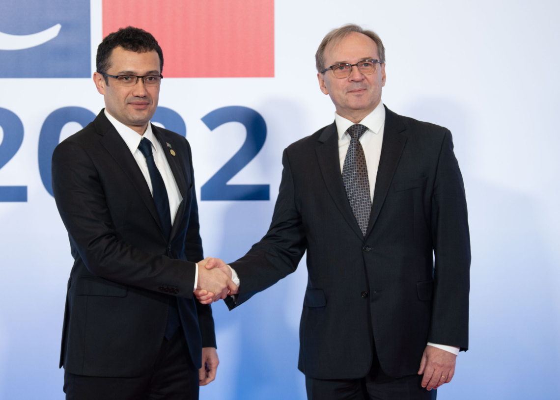 Szczyt OBWE w Łodzi - przywitanie gości