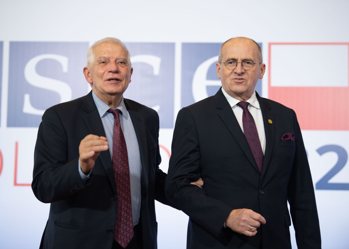 Szczyt OBWE w Łodzi - przywitanie gości