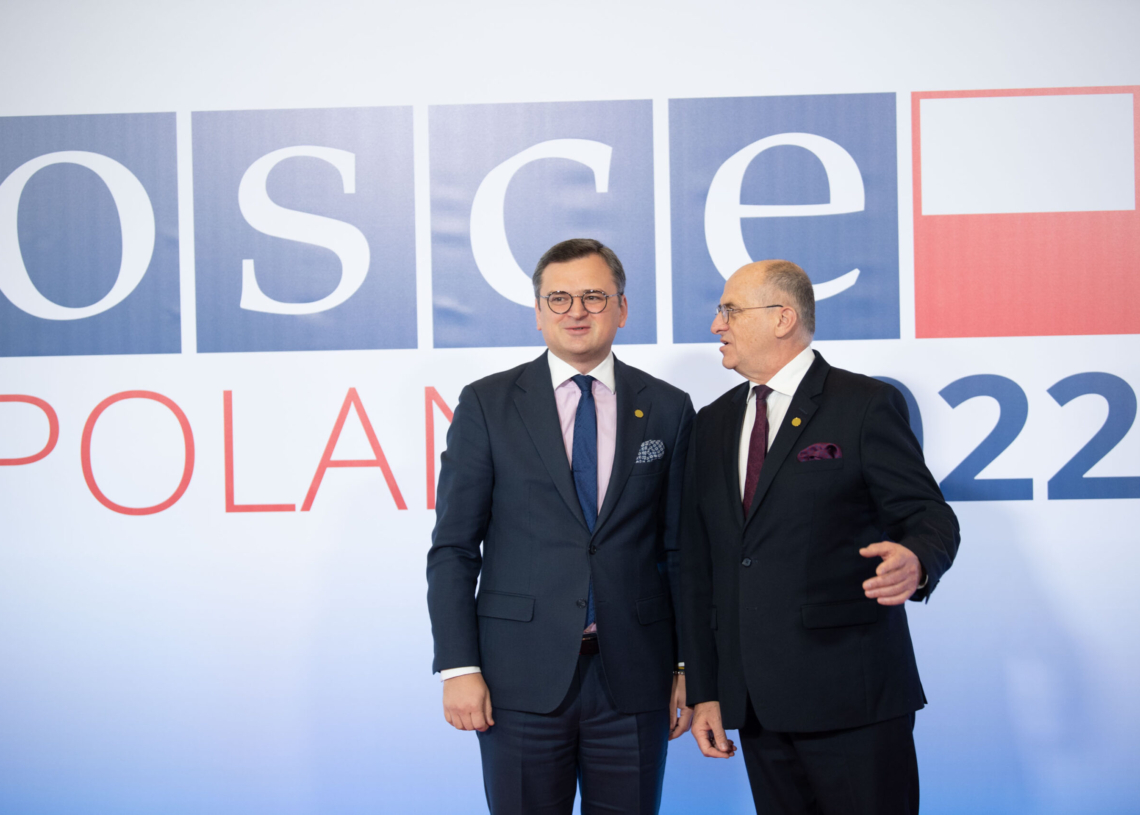 Szczyt OBWE w Łodzi - przywitanie gości