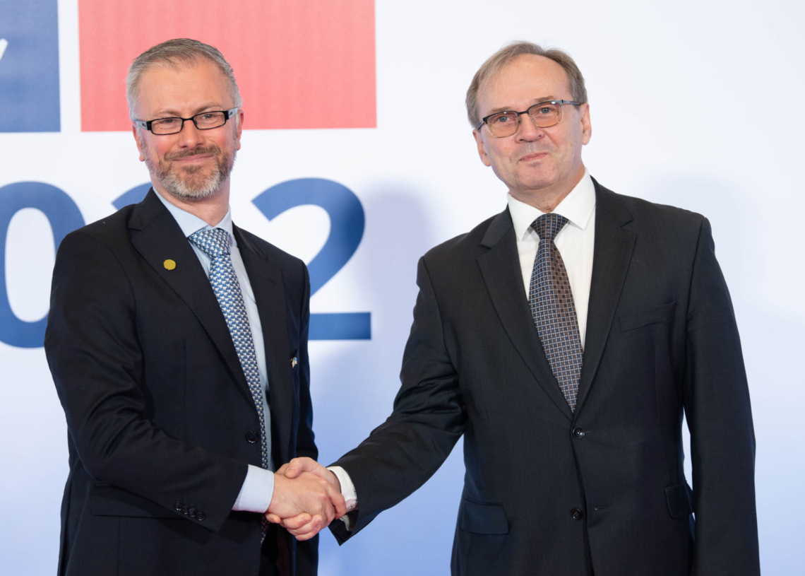 Szczyt OBWE w Łodzi - przywitanie gości