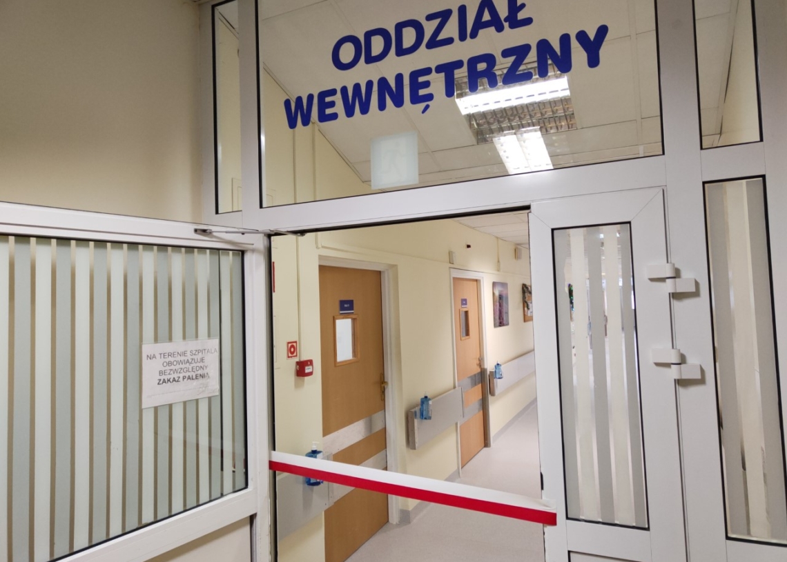 Piotrkowski szpital z odnowionym oddziałem wewnętrznym
