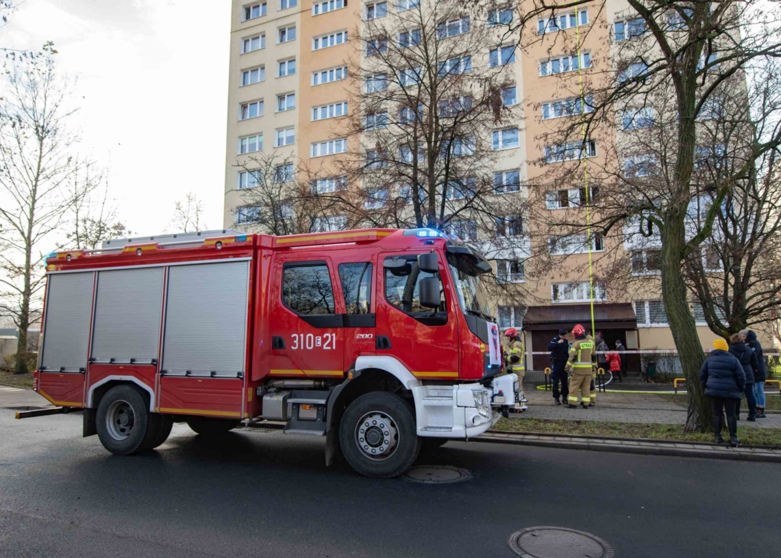Pożar na Wileńskiej w Łodzi