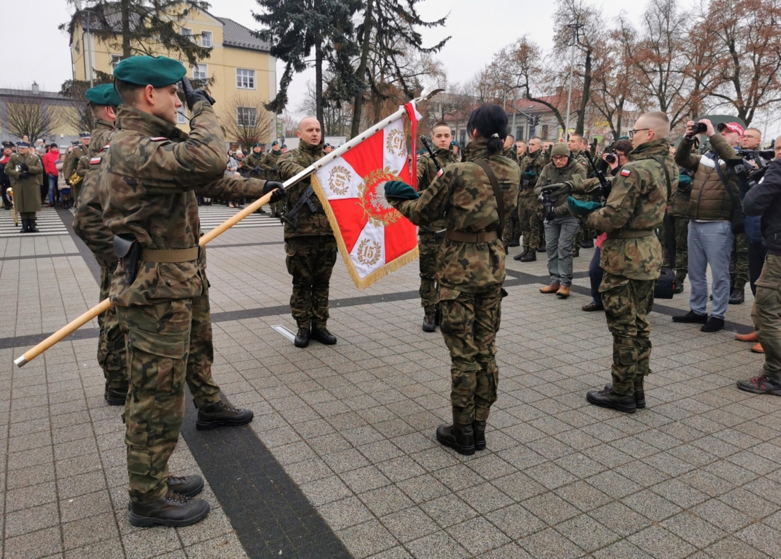 Przysięga żołnierzy dobrowolnej zasadniczej służby wojskowej