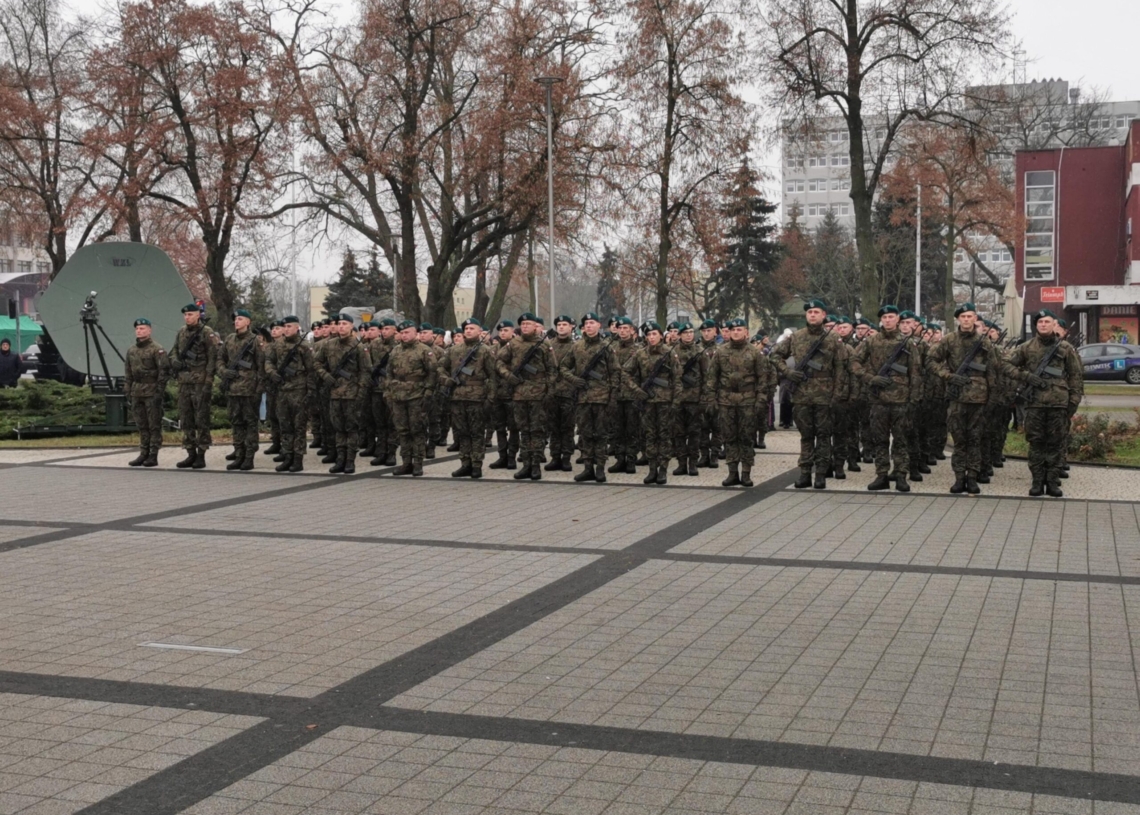 Przysięga żołnierzy dobrowolnej zasadniczej służby wojskowej
