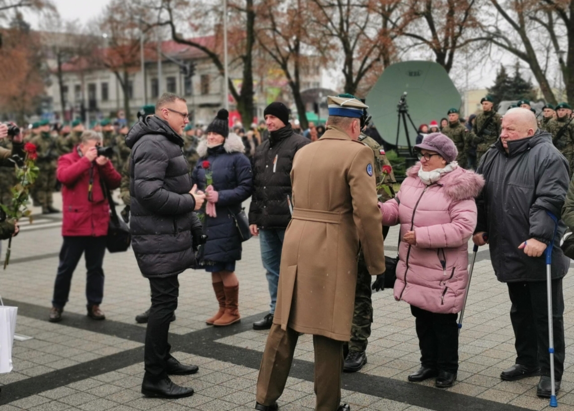 Przysięga żołnierzy dobrowolnej zasadniczej służby wojskowej