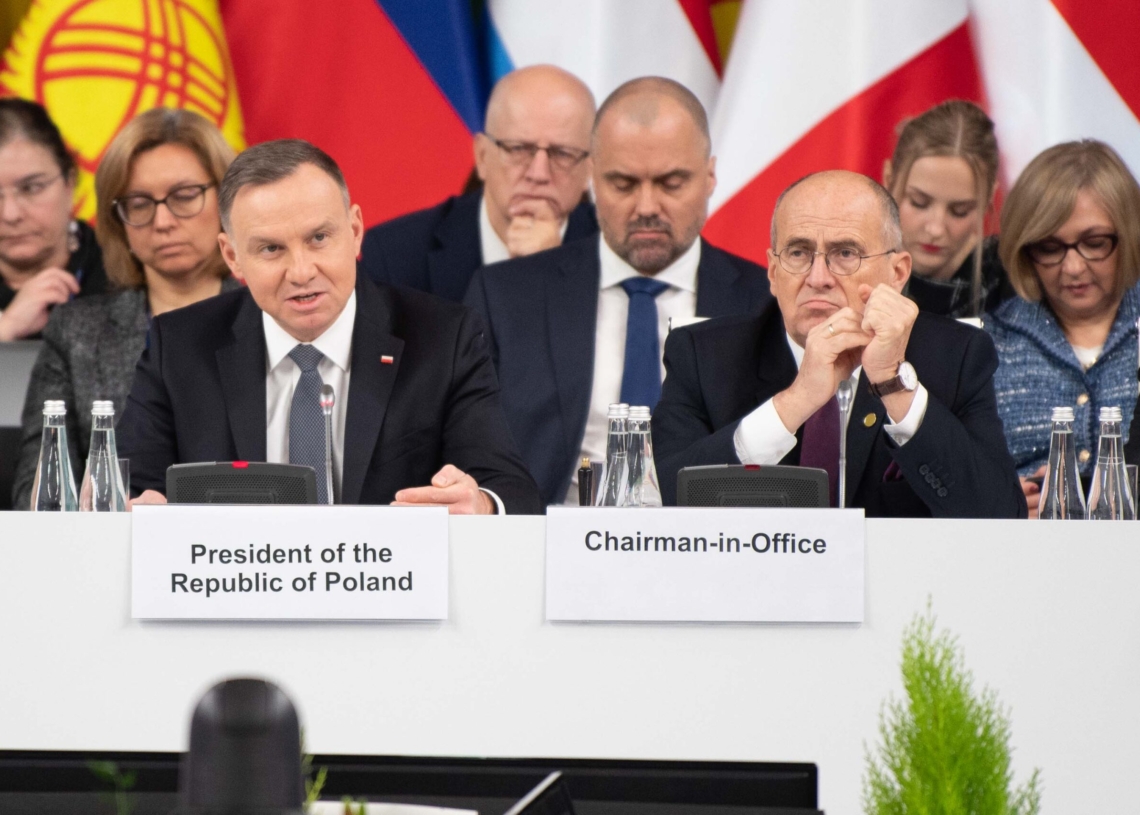 Szczyt OBWE w Łodzi - oficjalne otwarcie