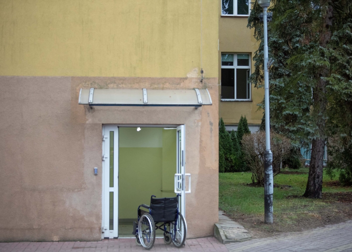 Pożar w szpitalu na Okólnej w Łodzi