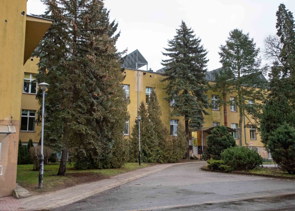 Pożar w szpitalu na Okólnej w Łodzi