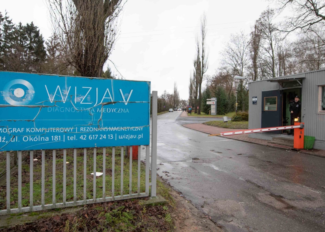 Pożar w szpitalu na Okólnej w Łodzi