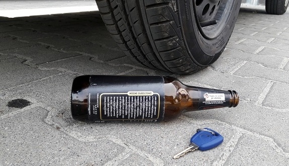 Pijany i agresywny kierowca w Rawie Mazowieckiej