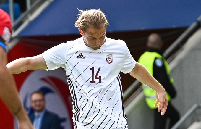 Andrejs Ciganiks dołączy do Widzewa? 25-latek byłby piątym Łotyszem w historii klubu 1 Andrejs Ciganiks na testach w Widzewie Łódź