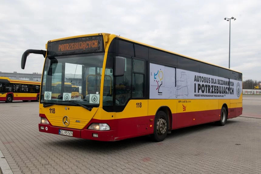 Autobus dla potrzebujących wyrusza dzisiejszej nocy na łódzkie ulice 1 Autobus dla potrzebujących