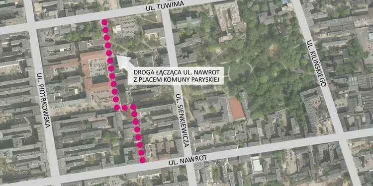 Nowa droga łącząca Nawrot z pl. Komuny Paryskiej jednak powstanie. Miasto zapłaci za nią ponad 3 razy więcej niż planowało 1 nowej drogi