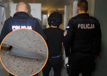 Nożownik z Łowicza w rękach policji
