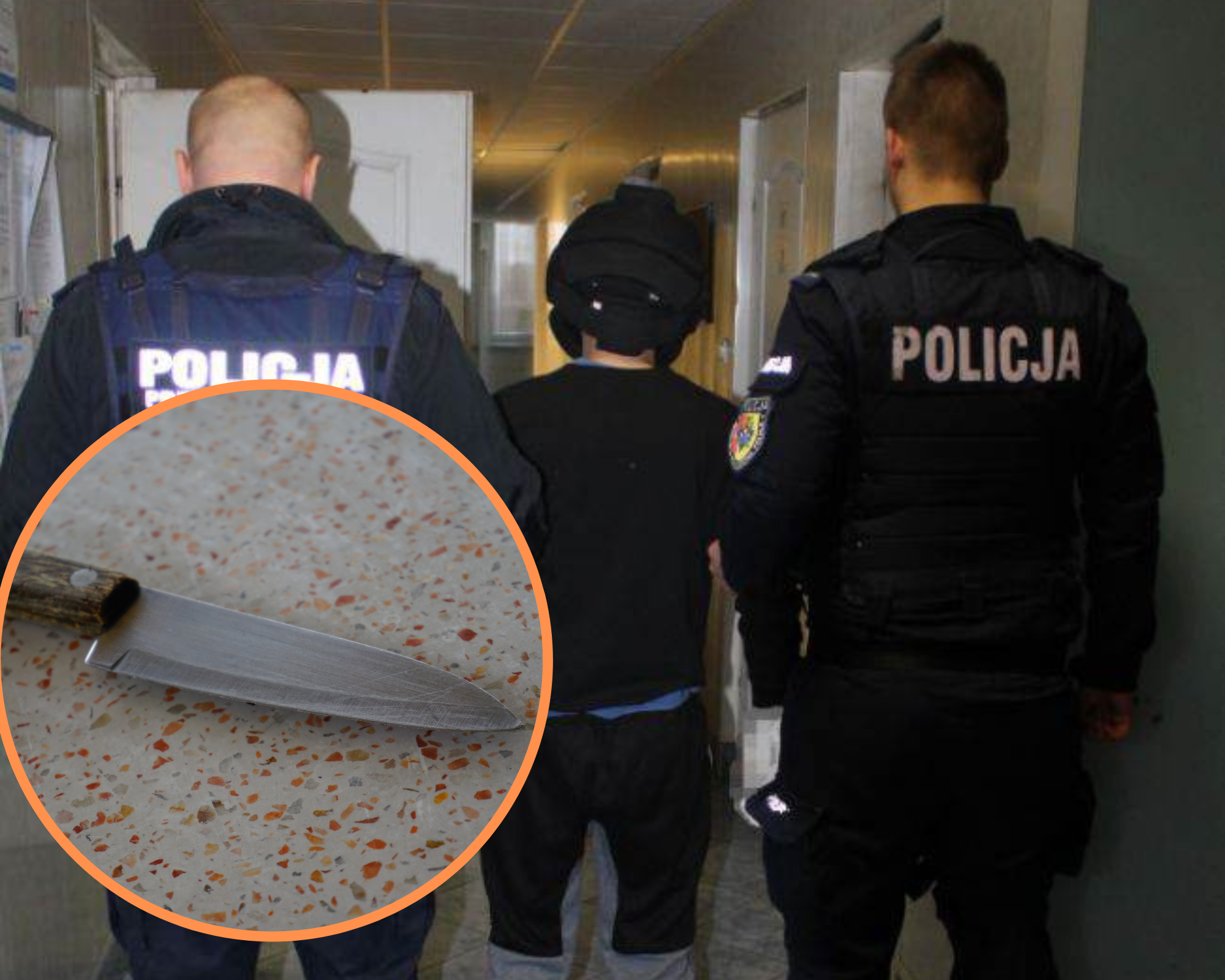 Nożownik z Łowicza w rękach policji