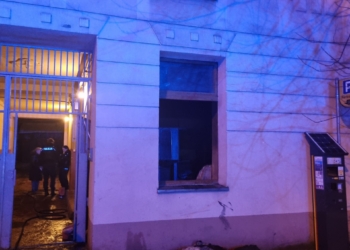 Pożar na Więckowskiego w Łodzi